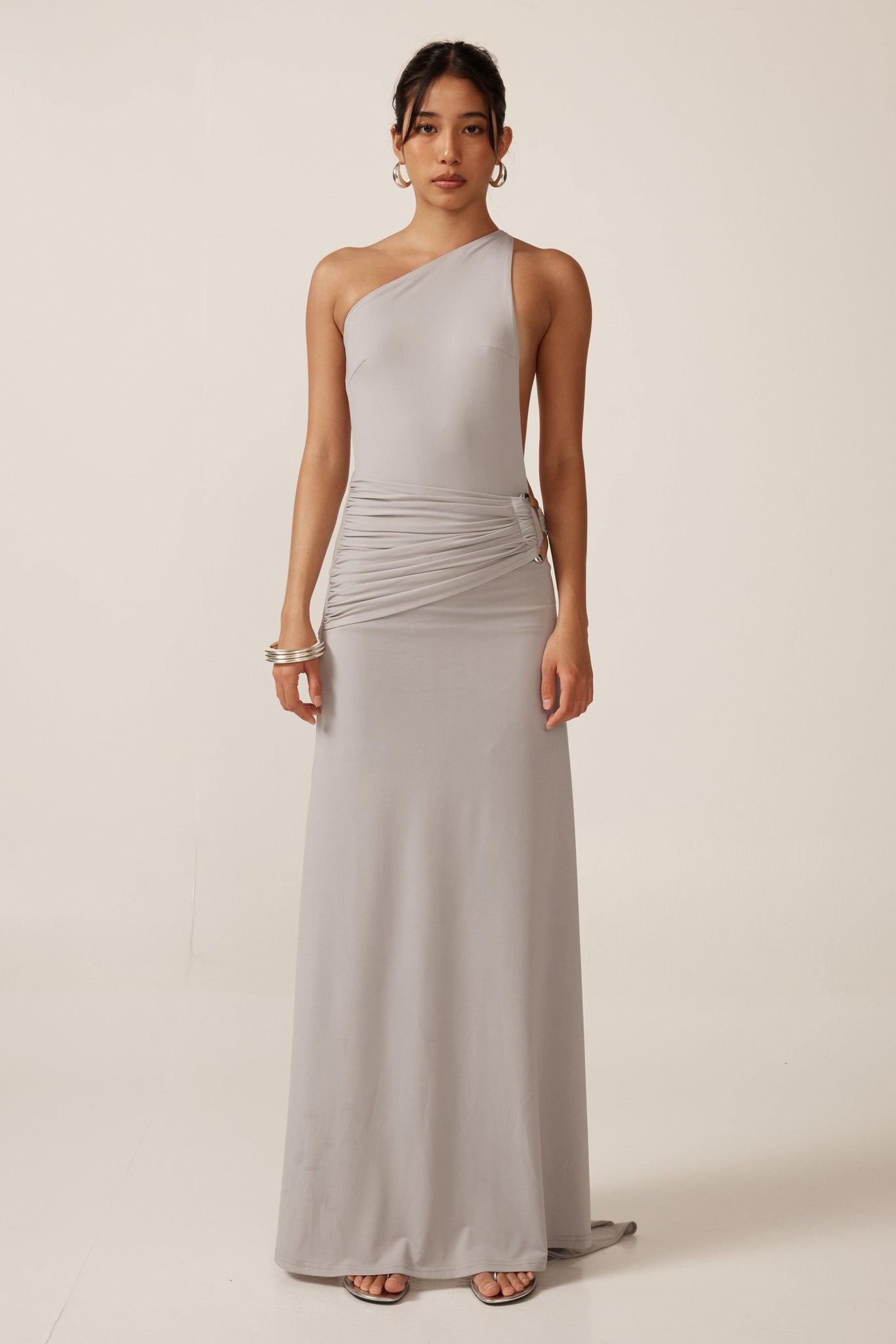 Gaia Gown - Silver Grey